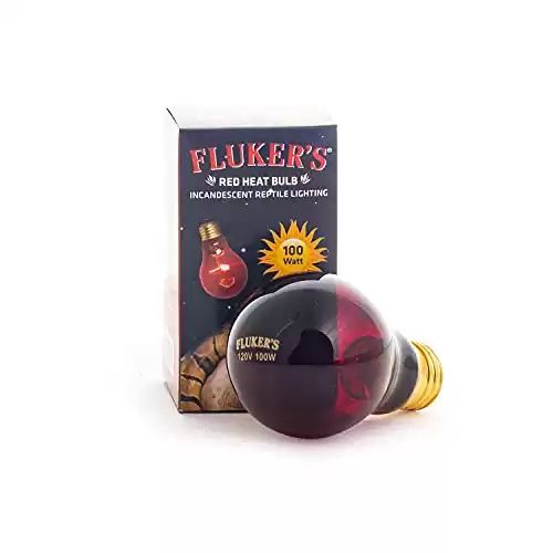 Fluker's Red Heat Bulb, Incandescent Reptile Lighting